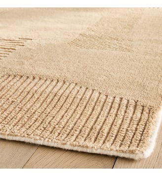 Tapis noué à la main, en laine - AM.PM - Sable