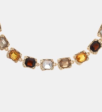 Collier pierres octogonales AMONITE - Hipanema - Ambre