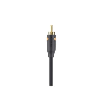 Câble RCA coaxiale M/M 2m Noir/Or    F3Y096bf - Belkin - Noir