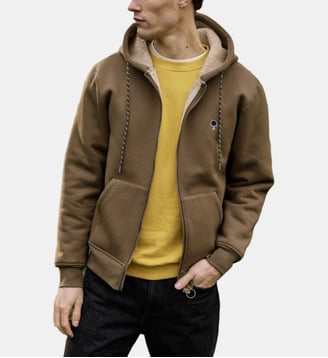 Sweat coton MEYGAL - Faguo - Marron