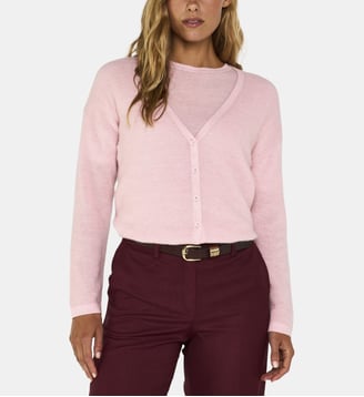 Gilet En Mohair Et Laine Paolo - Maison 123 - Rose