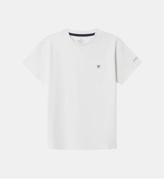 T-Shirt Coupe Regular Avec Logo De Marque - Hackett London - Off white