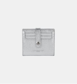 Porte-cartes Milano Ana en cuir - Lancaster - Argent