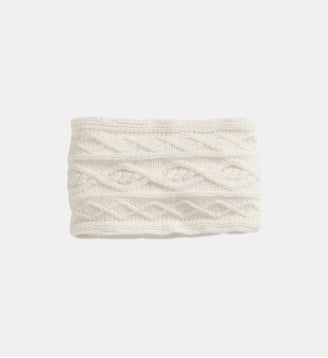 Snood torsadé doublé polaire - Cyrillus - Écru