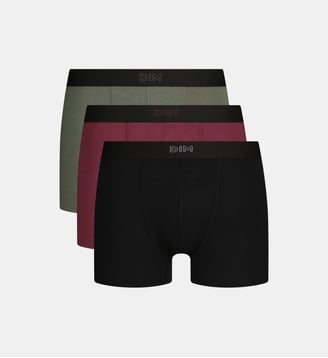 Lot de 3 boxers Pur Confort - Dim - Noir