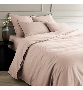 Housse de couette en voile de coton lavé AM.PM