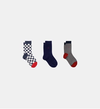 Coffret de 3 chaussettes - Billybelt - Bleu et blanc