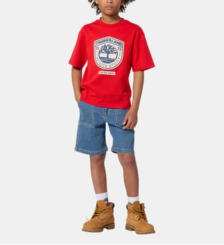 T-shirt à manches courtes - Timberland - New red