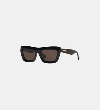 Lunettes de soleil Rectangulaire BV1283S - Bottega Veneta - Noir