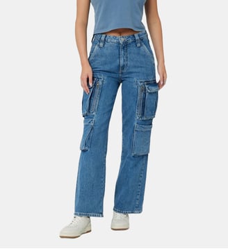 Jean cargo Kori - Guess - Bleu