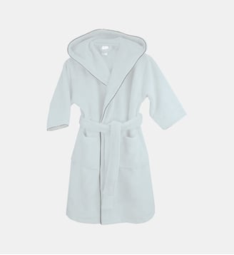 Peignoir enfant enfant coton mélangé - Garnier Thiebaut - Blanc