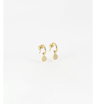 Boucles d'oreilles créoles Cindy  en Acier doré - Zag Bijoux - Doré