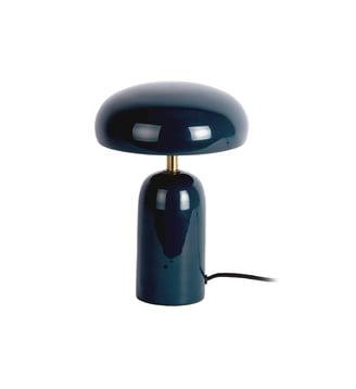 Lampe de Table Catania Mushroom - Bleu - 17.5x17.5x26cm Leitmotiv