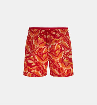 Maillot de bain stretch Dama Pintada - Vilebrequin - Coquelicot
