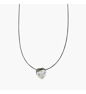 Collier à pendentif cœur de zircon - argent garanti 925 - Balaboosté - Argent