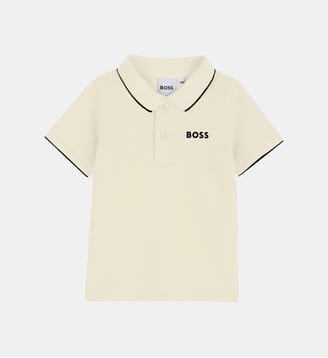 Polo manches courtes - BOSS Kidswear - Vanille