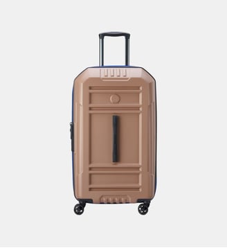Valise rigide extensible 4R 73 cm - Delsey Paris - Beige