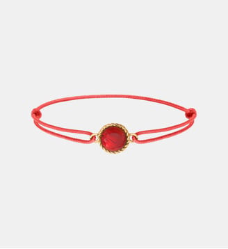 Bracelet cordon   - Louise - Satellite - Rouge