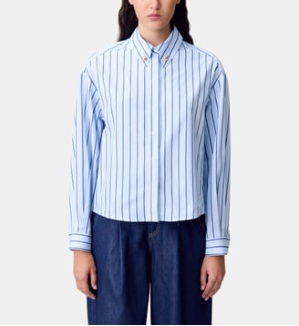 Chemise oversize rayures - Claudie Pierlot - Multicolore