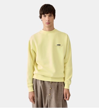 Sweat Le Sweat-shirt Gros Grain en coton Jacquemus