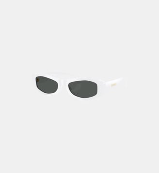 Lunettes de soleil Irrégulier VE4487 - Versace - Blanc