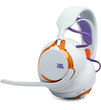 Casque gamer Quantum 650 Blanc Orange - JBL - Blanc