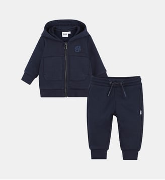 Ensemble cardigan et pantalon - BOSS Kidswear - Bleu cargo