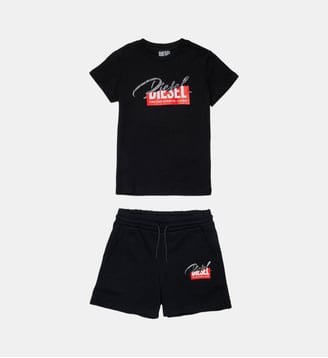 Survêtement avec logo - Diesel Kids - Noir