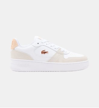 Sneakers L001 Set femme en suède - Lacoste - Blanc et rose
