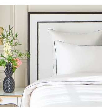 Housse de couette satin de coton - Garnier Thiebaut - Bleu