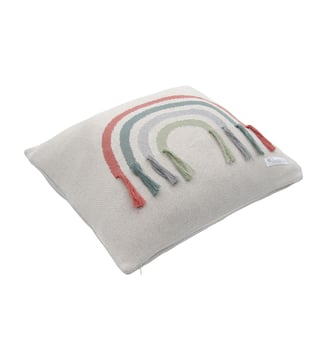 Housse de coussin bébé Arc-en-ciel en coton - Kindsgut - Pistache