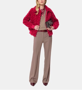 Blouson Fausse Fourrure Bianca - Tara Jarmon - Rouge