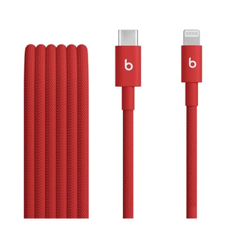 Câble de charge tissé USB-C vers Lightning 1M50 Rouge fl - Beats - Vert