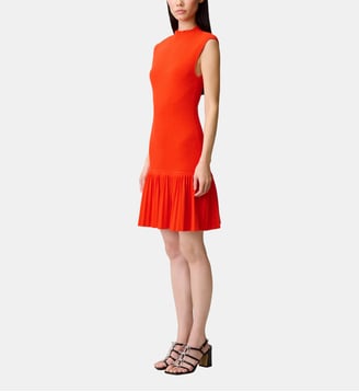 Robe maille plissée - Claudie Pierlot - Tangerine