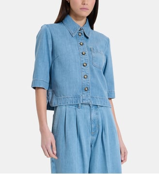 Chemise Celina Bleu Ciel - Zapa - Bleu ciel