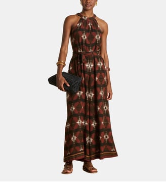 Combinaison pantalon ample à imprimé - La Fée Maraboutée - Mahogany