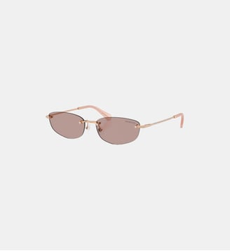 Lunettes de soleil Irrégulier SK7045D - Swarovski - Or rose