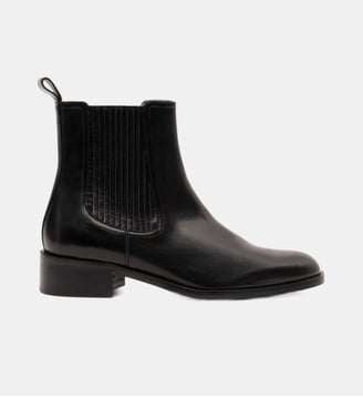 Gil - Bottines En Cuir Veau Lisse Noir - Parallèle - Noir