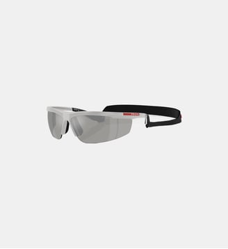 Lunettes de soleil Pillow PS A02S - Prada Linea Rossa - Gris