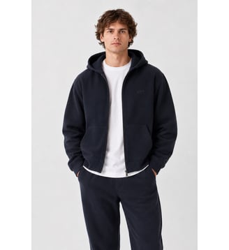 Veste zippée oversize à capuche Vahe Jott