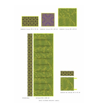 Housse de coussin Bahia Jungle Bahia - Le Jacquard Francais - Jungle