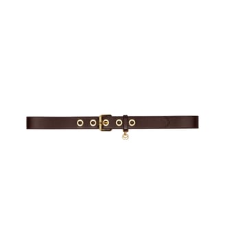 Ceinture Miss M en cuir - Maje - Marron foncé