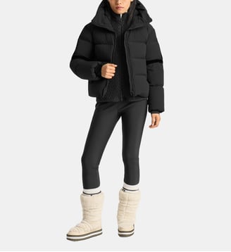 Doudoune barsy col montant coupe regular - Fusalp - Noir