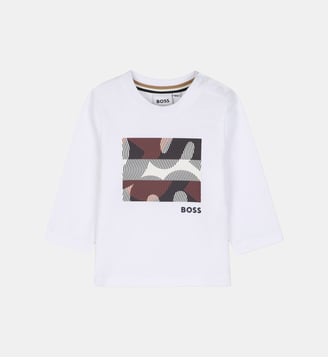 Tee-shirt manches longues - BOSS Kidswear - Blanc