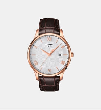 Montre Tradition Argenté T0636103603800 - Tissot - Doré rosé