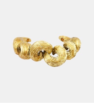 Bracelet large jonc   - Zaza - Satellite - Doré
