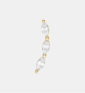 Boucle d'oreille puce Féline argent - Nebuleuse Bijoux - Or