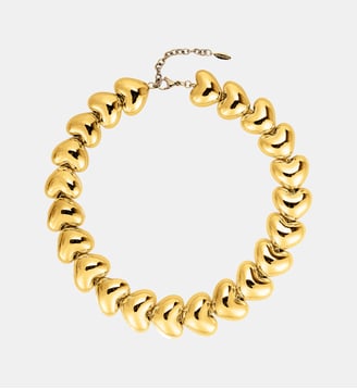 Collier ras de cou perles cœurs AVALONE - Hipanema - Doré