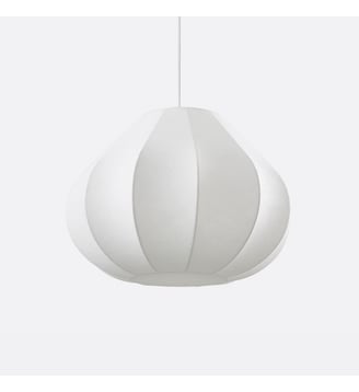 Suspension hauteur, diamètre 45 x hauteur 32 cm - La Redoute Interieurs - Blanc