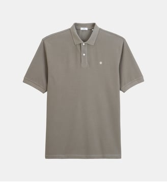 Polo Lucas en piqué de coton - Serge Blanco - Gris
